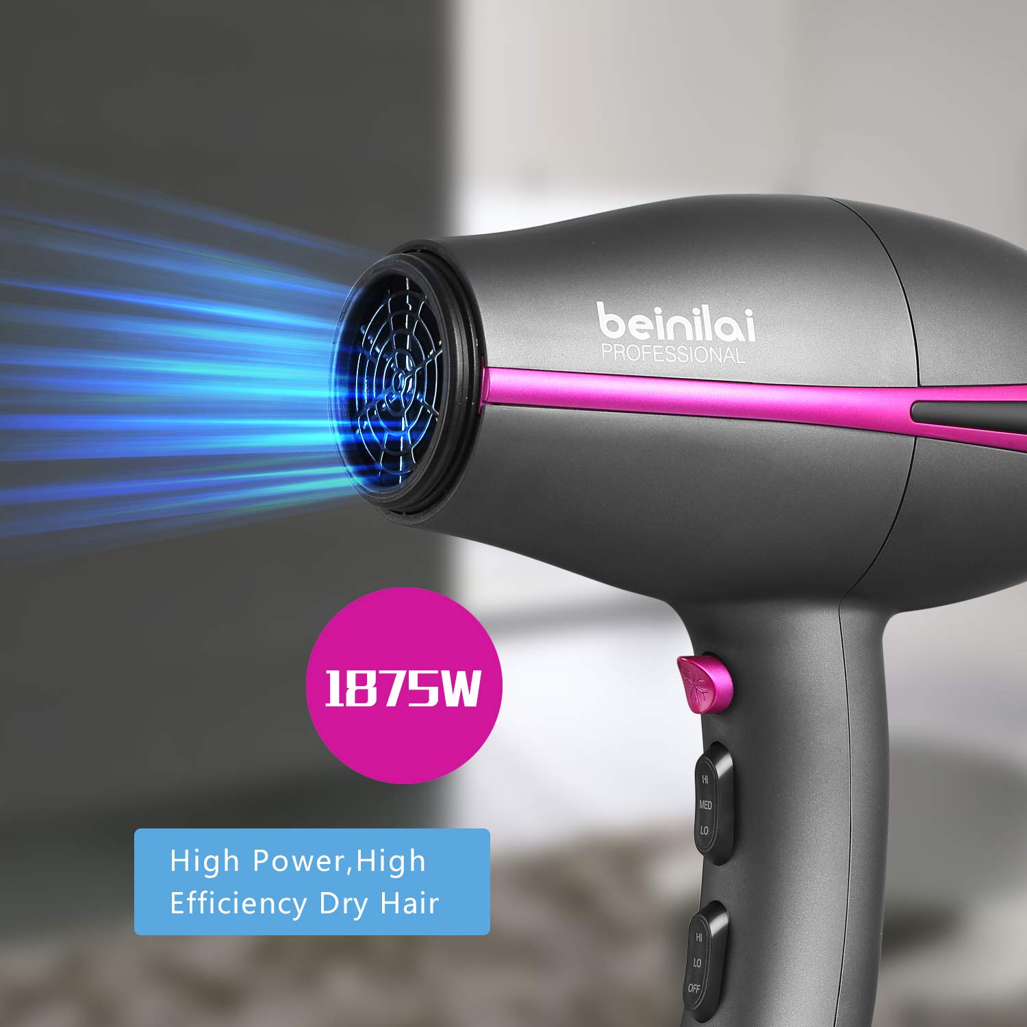 Amazon.com : Professional Hair Dryer,1875 Watt Small Travel Blow